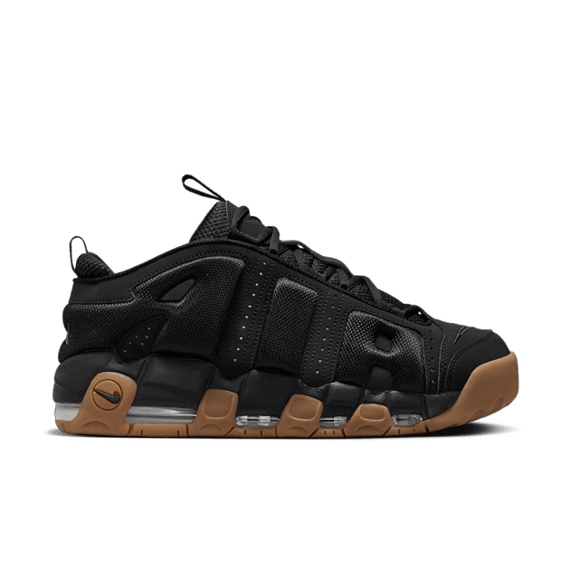 Nike Air More Uptempo Low Black Gum