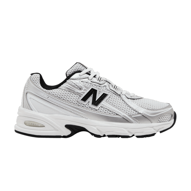 New Balance 740 White Silver Metallic Navy