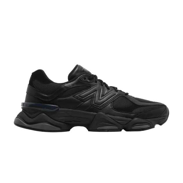 New Balance 9060 Triple Black Leather