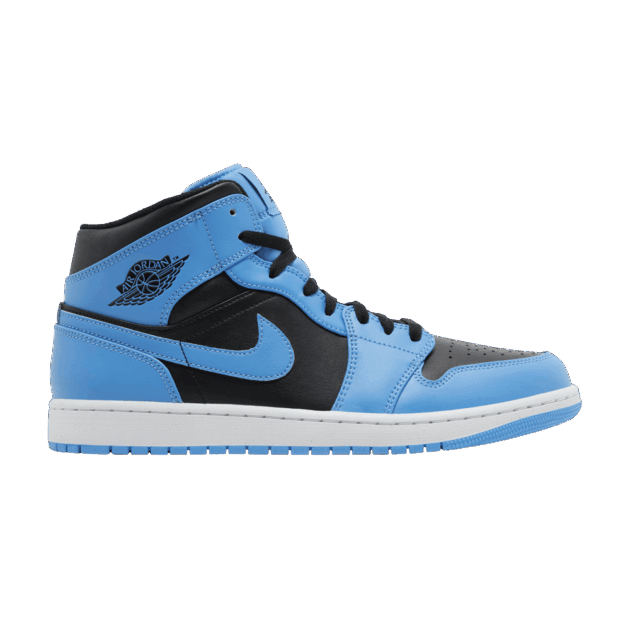 Jordan 1 Mid University Blue Black