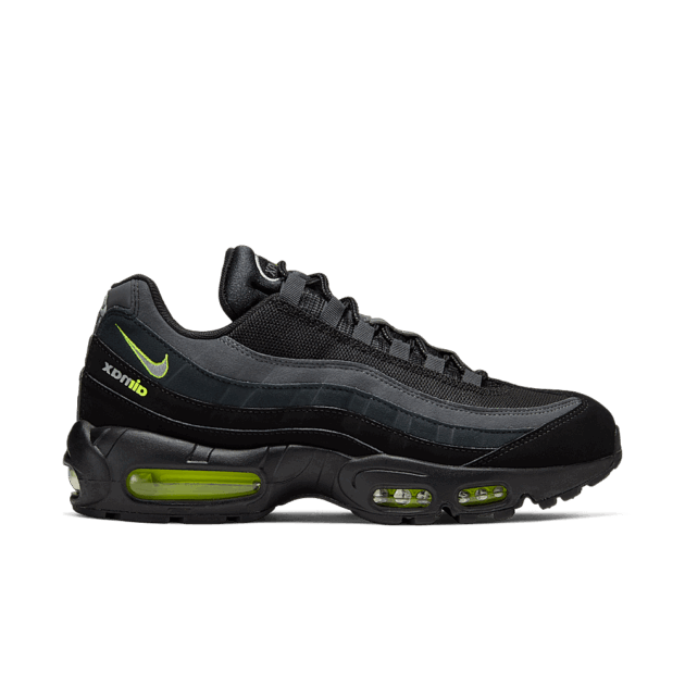 Nike Air Max 95 Retro Logo Black Grey Volt