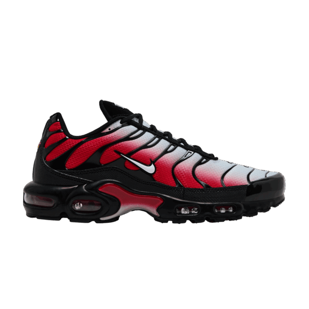 Nike Air Max Plus Pure Platinum University Red Black White