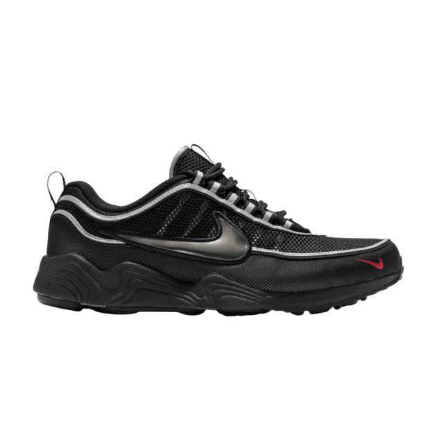 Nike Air Zoom Spiridon Black Metallic Silver