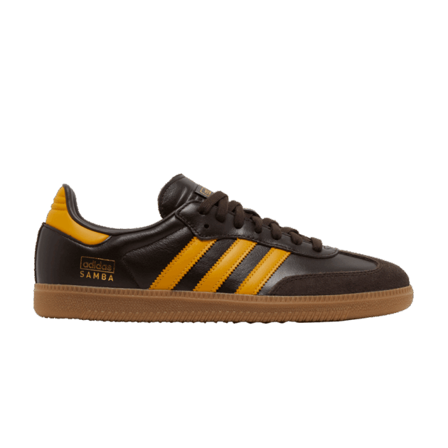 adidas Samba OG Dark Brown Preloved Yellow