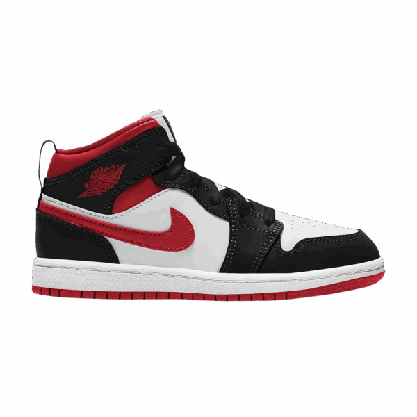 Jordan 1 Mid Gym Red Black White (PS)