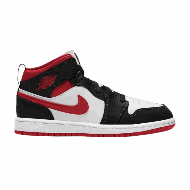 Jordan 1 Mid Gym Red Black White (PS)