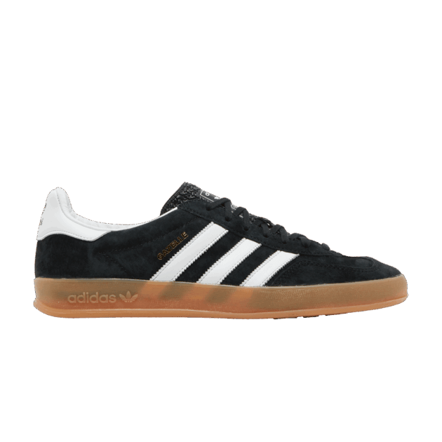 adidas Gazelle Black White Gum