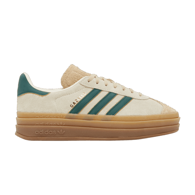 adidas Gazelle Bold Magic Beige Collegiate Green (Women's)