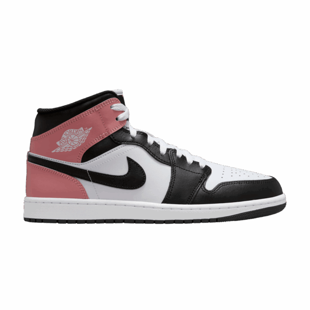 Jordan 1 Mid White Rust Pink Black